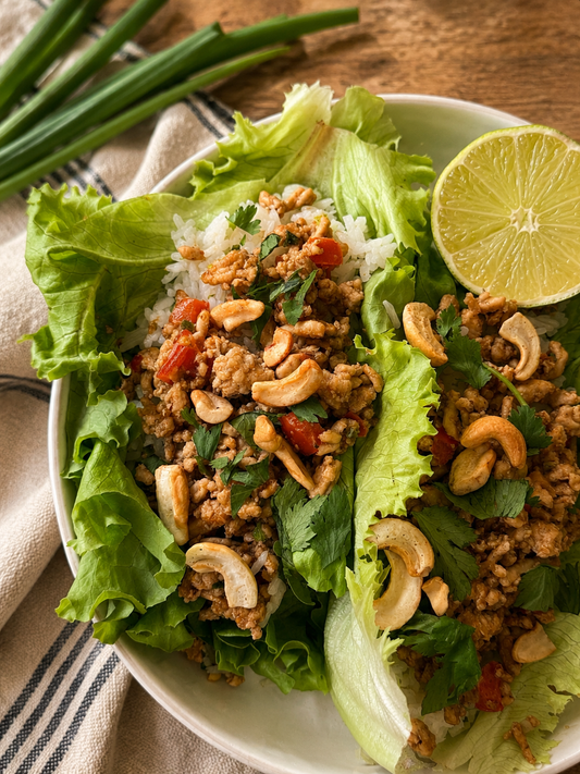 Asian Chicken Lettuce Cups