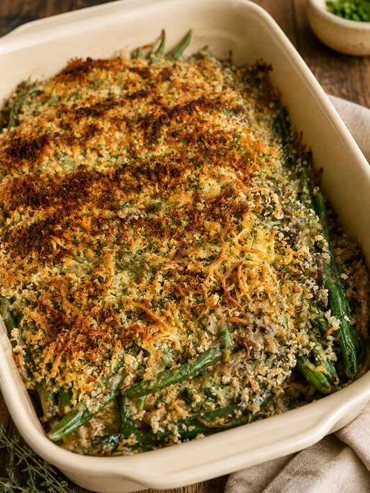 Healthy-ish Green Bean Casserole