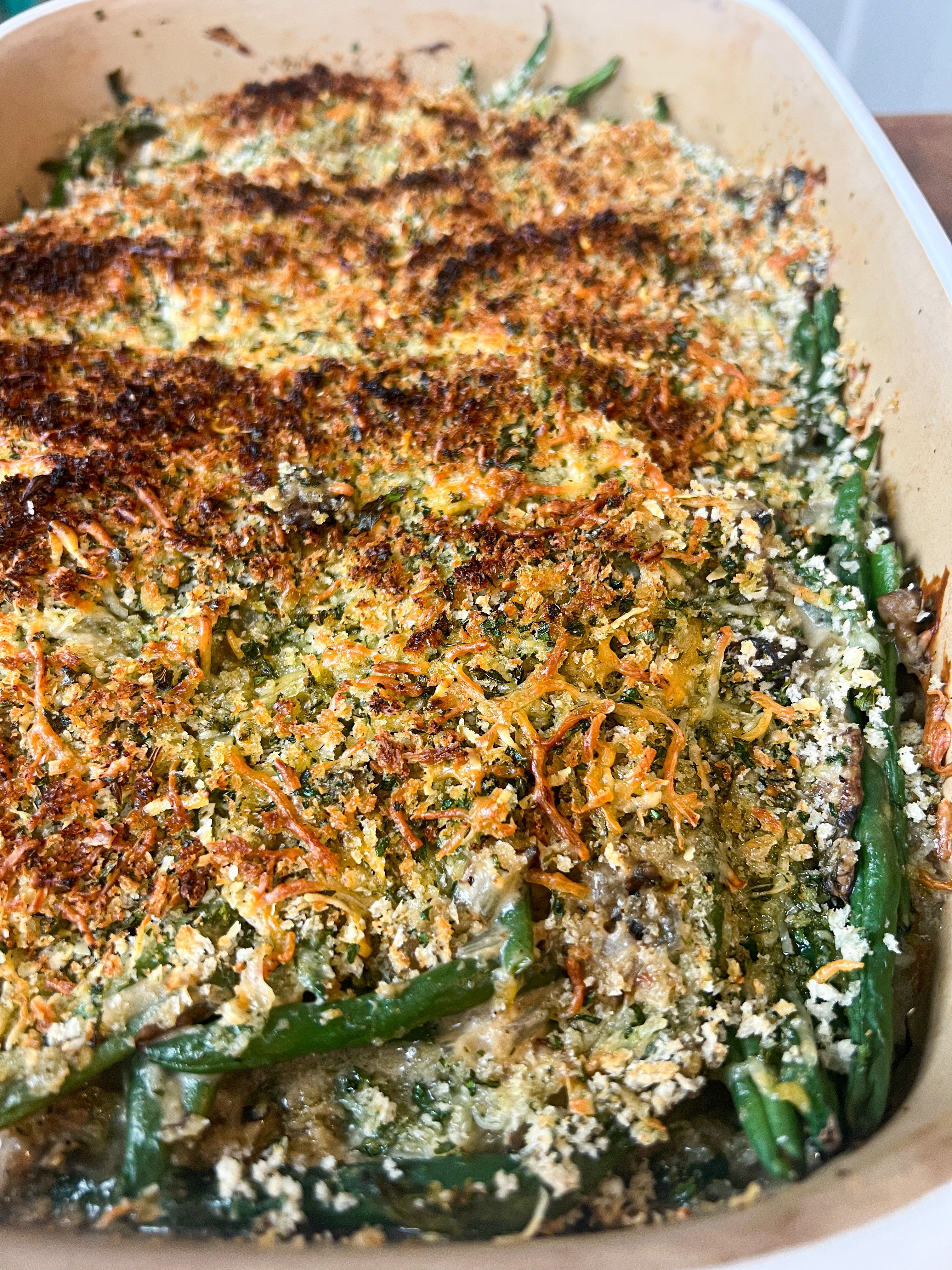 Healthy-ish Green Bean Casserole