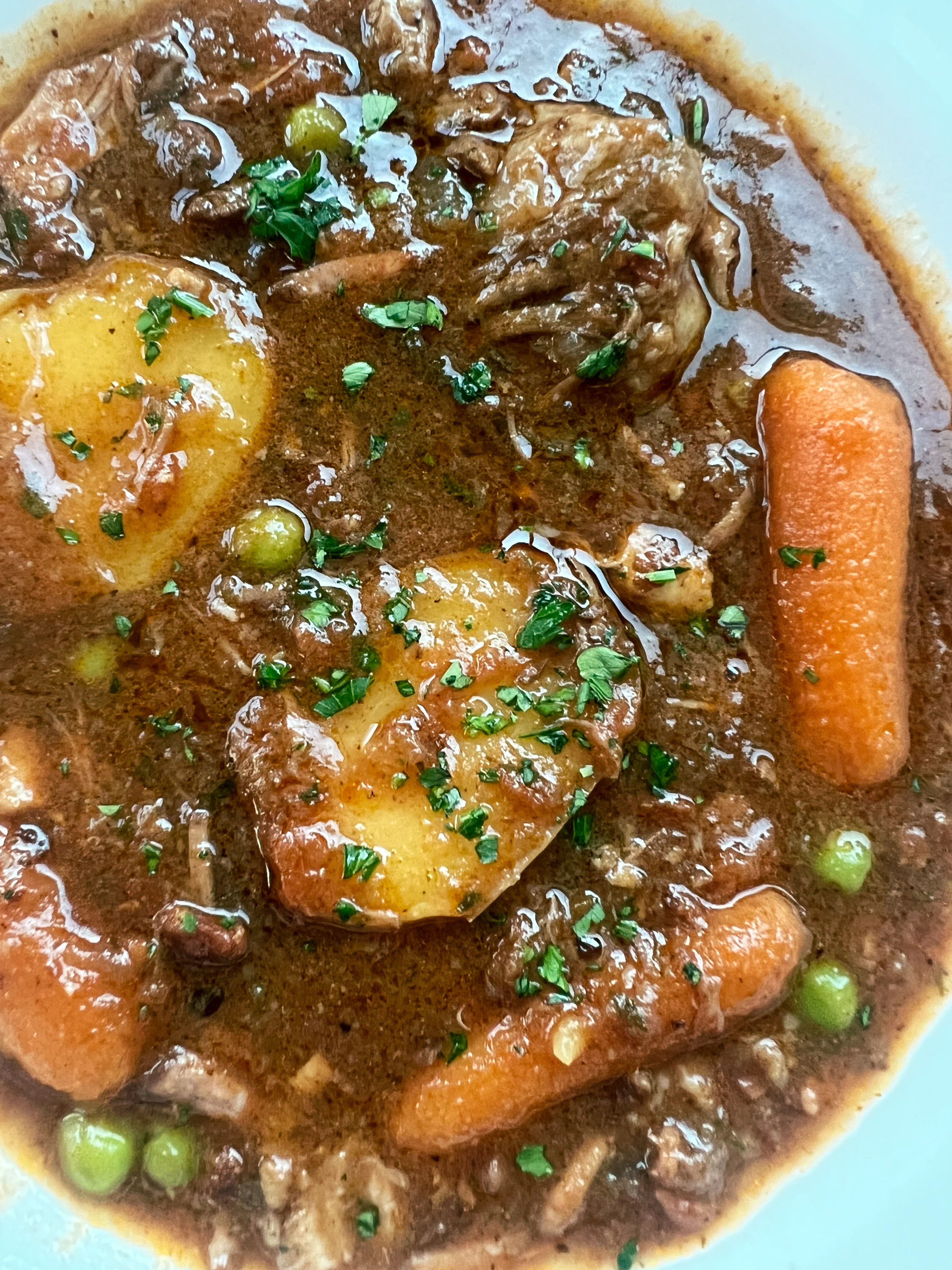 Crockpot Beef "Bourguignon"