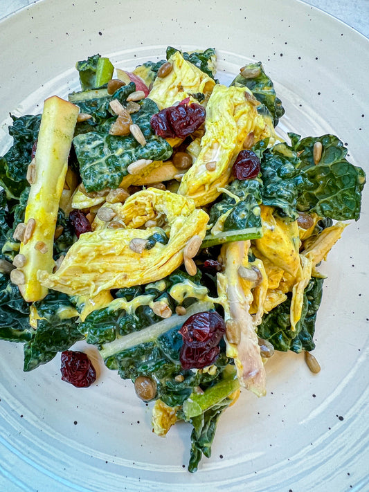 Kale, Apple & Chicken Salad