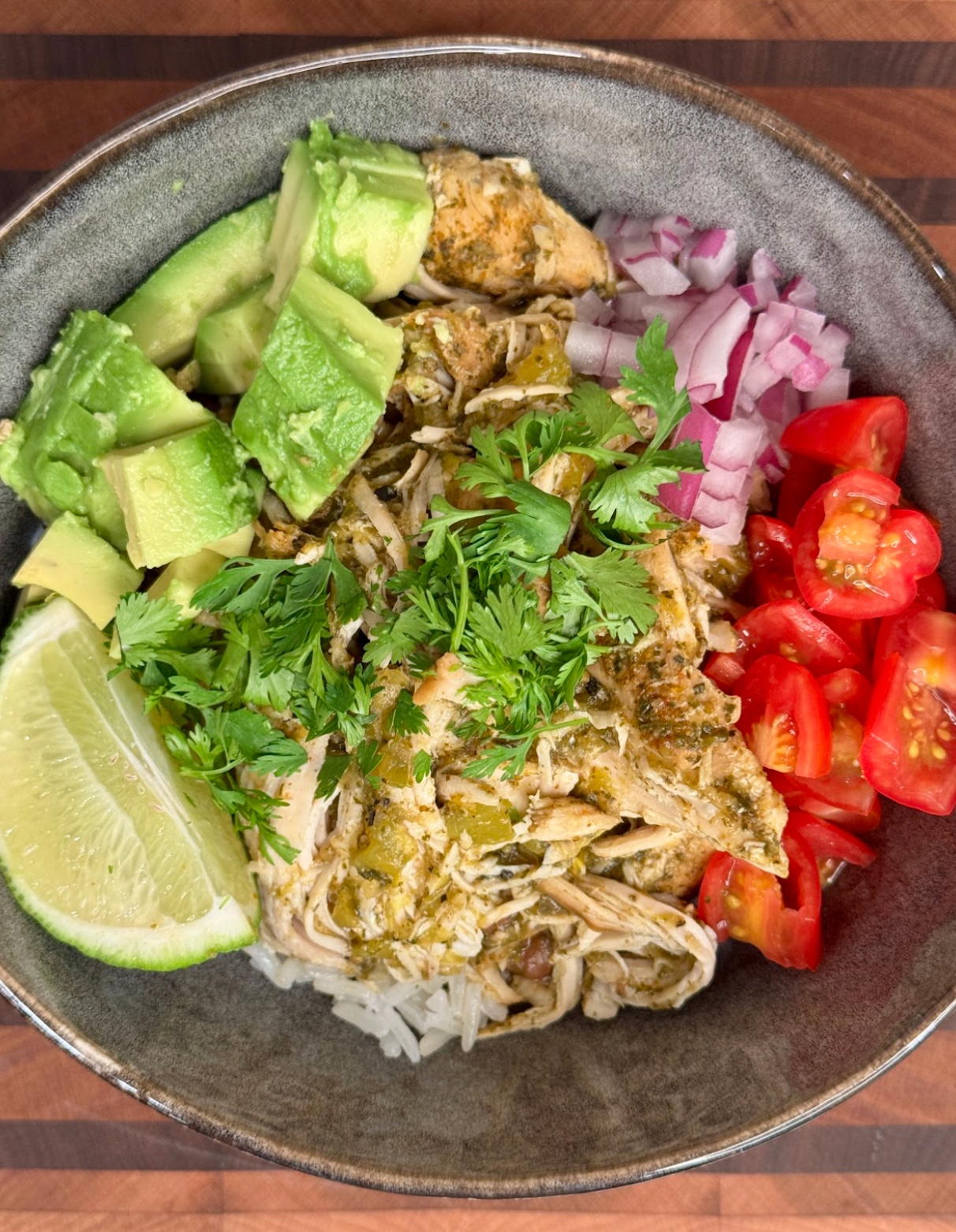 Salsa Verde Taco Bowls