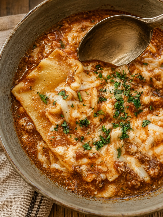 20 Minute Lasagna Soup