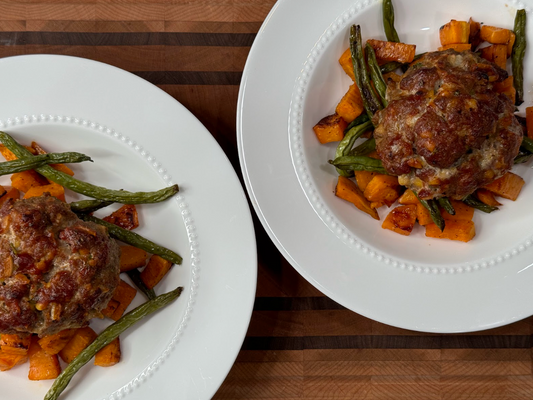 BBQ Cheddar Mini Meatloaves