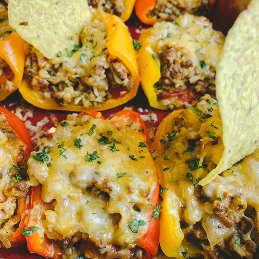 Stuffed Bell Pepper Boats