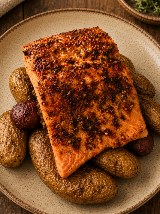 Sheet Pan Cajun Salmon