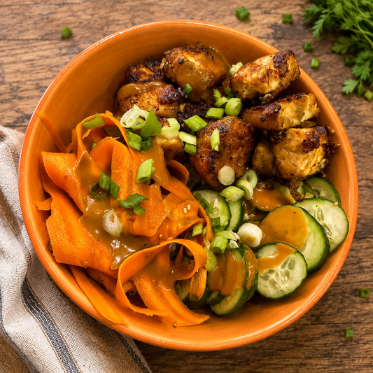 Crispy Asian Tofu Bowls