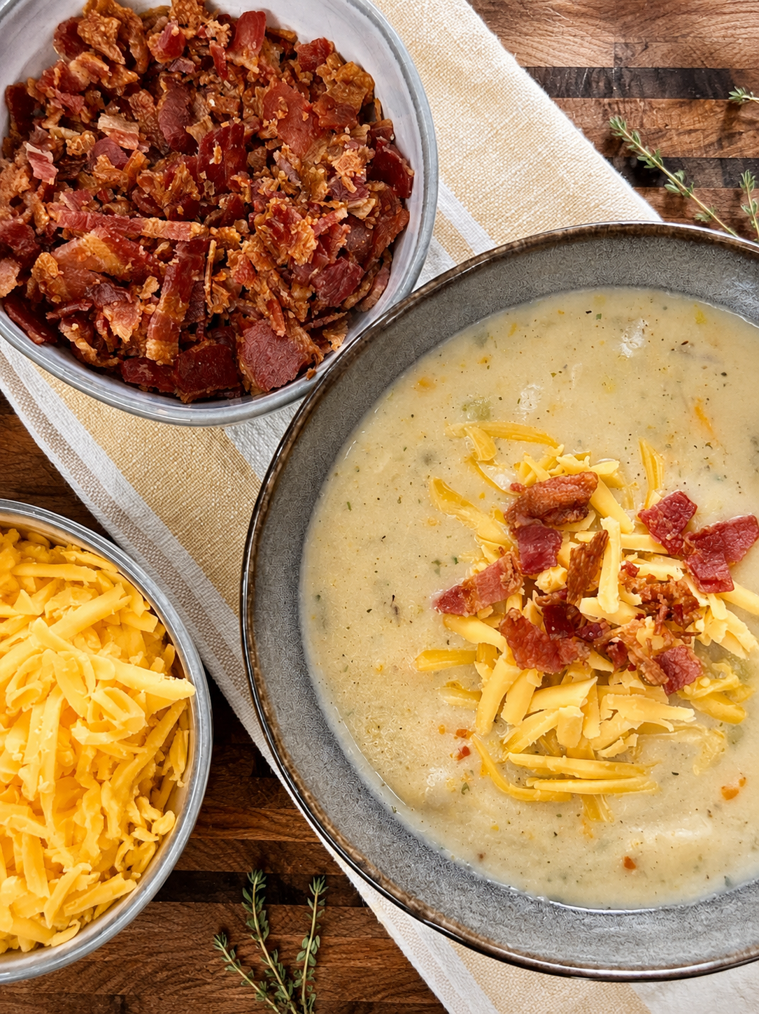 Homestyle Herbed Potato Soup
