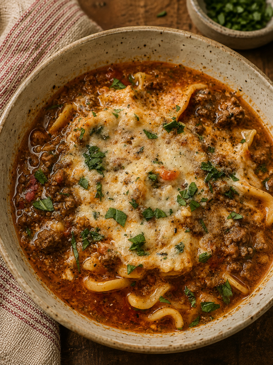 Slow Cooker Lasagna Soup