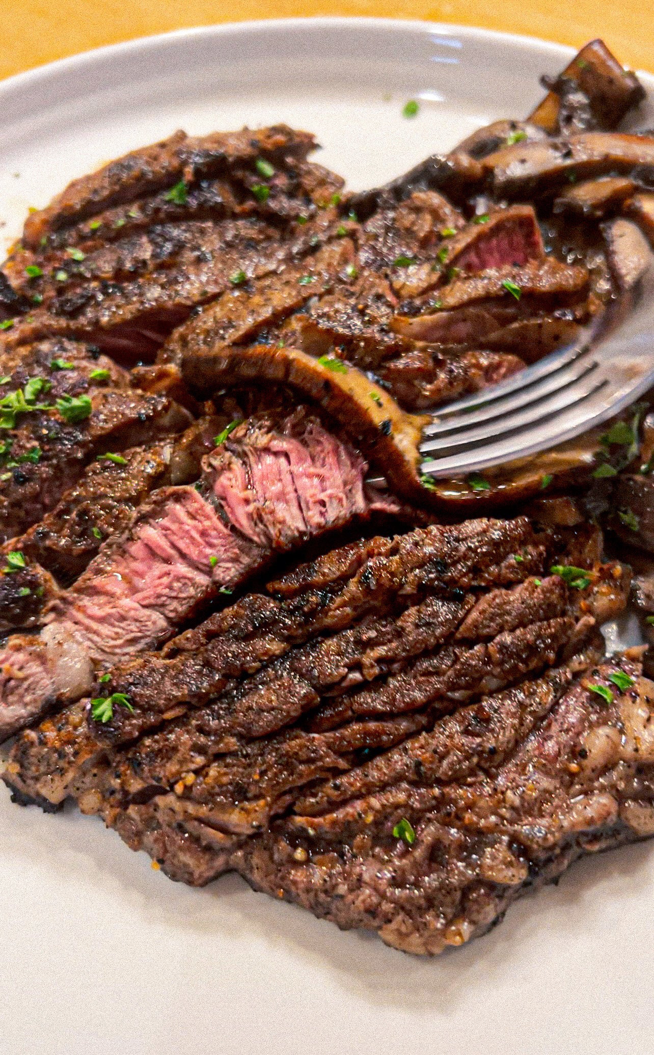 Pan-Seared Rib-Eye Steak