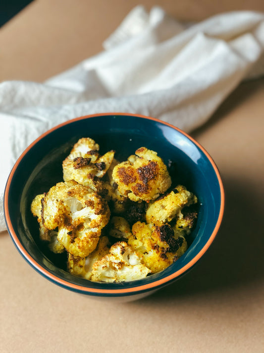 Roasted Curried Cauliflower