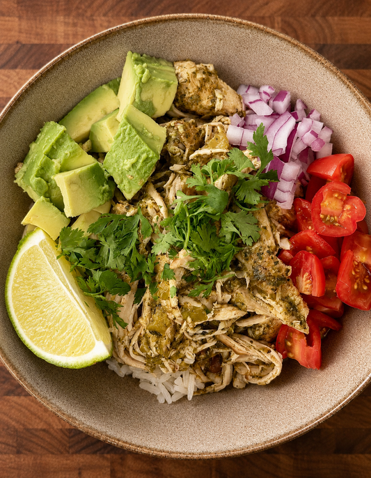 Salsa Verde Taco Bowls