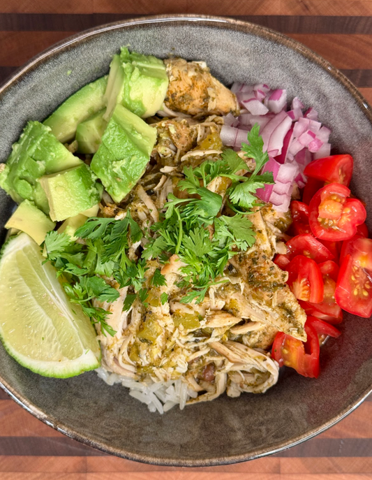 Salsa Verde Taco Bowls