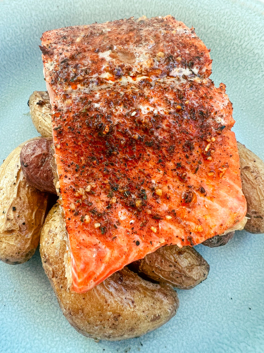 Sheet Pan Cajun Salmon