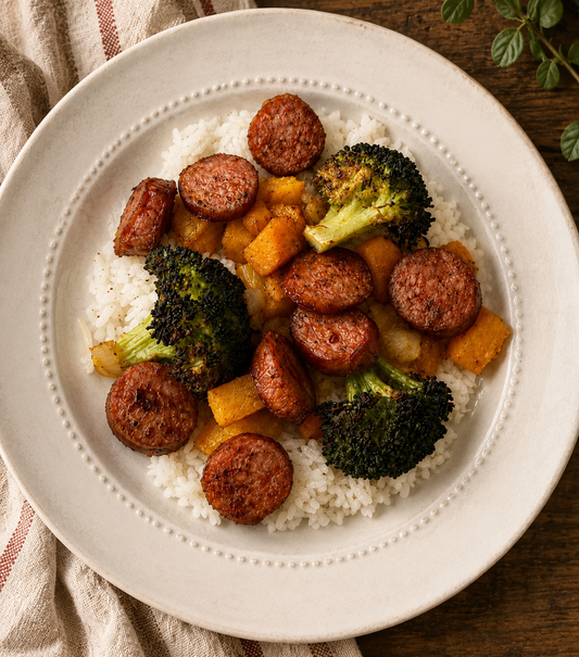 Sheet Pan Sausage & Veggies