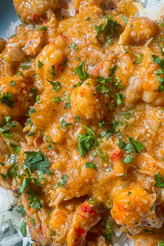 Skillet Crawfish Etouffee