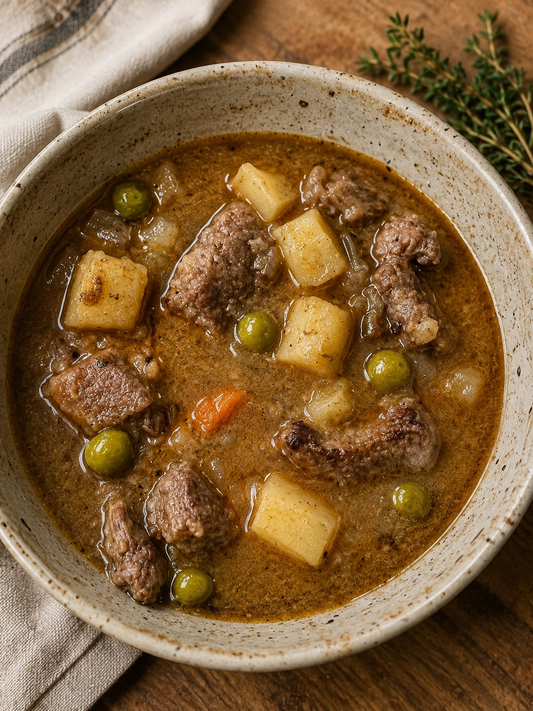 Slow Cooker Steak and Potato Soup