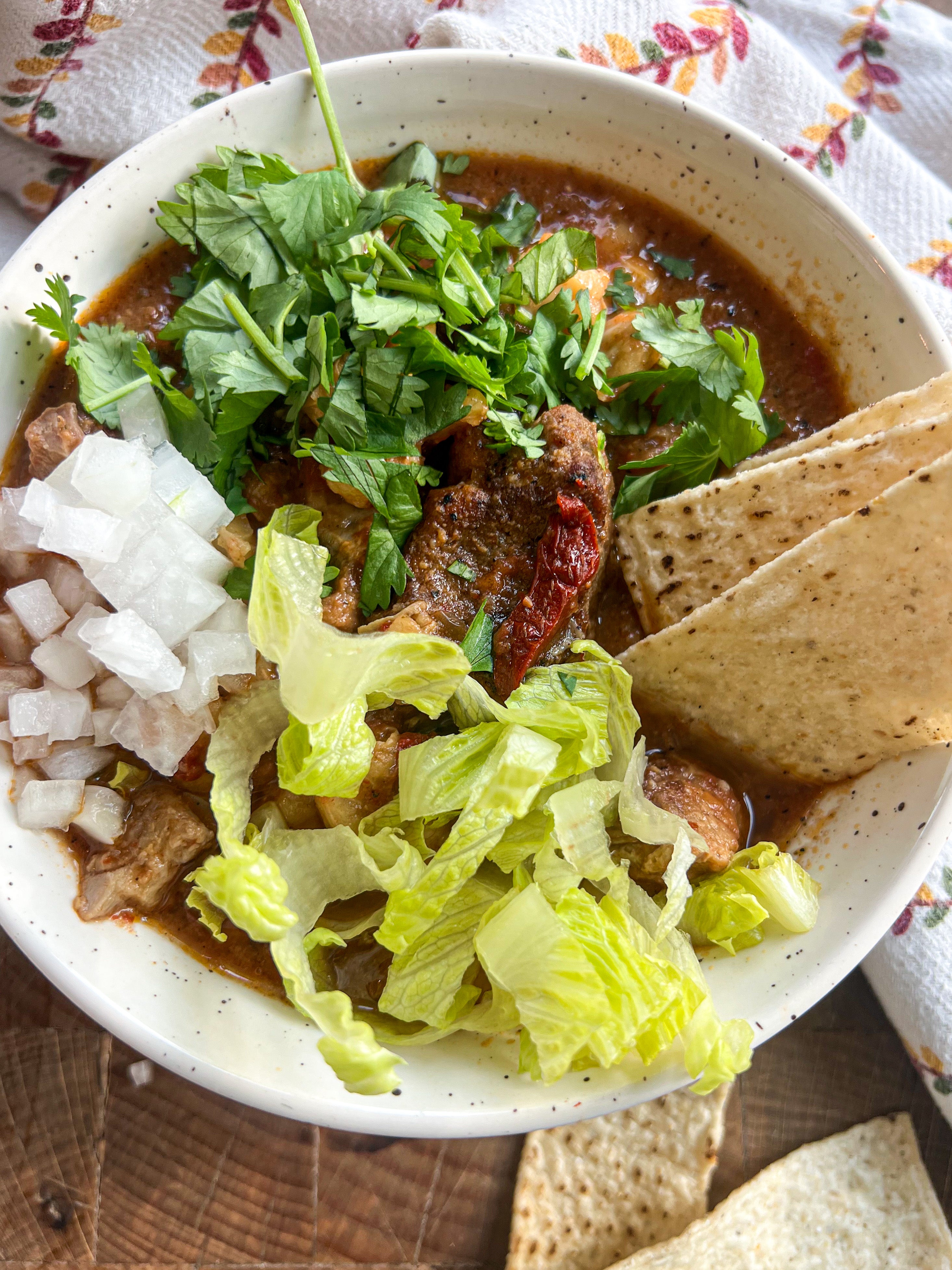 Slow Cooker Red Pork Pozole