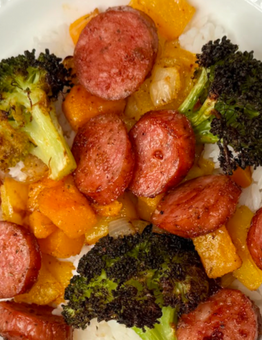 Sheet Pan Sausage & Veggies